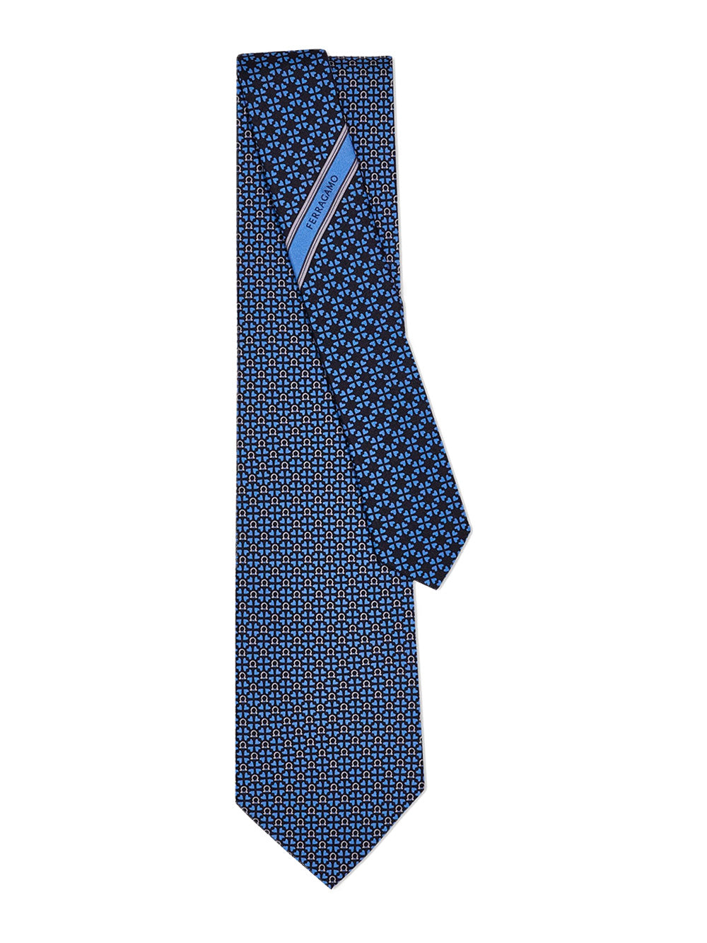 GANCINI AND HEARTS PRINTED ADA SILK TIE