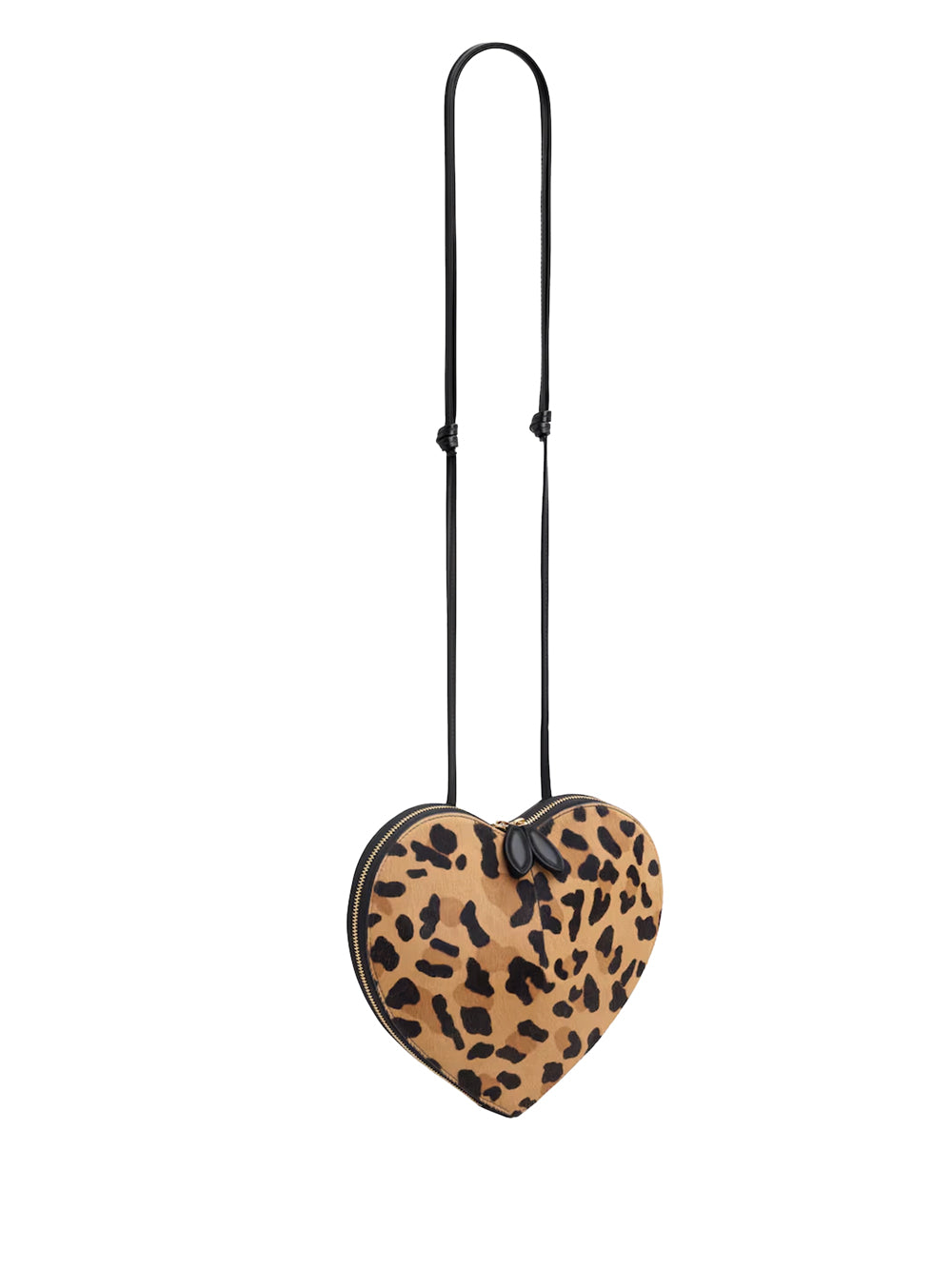 LE CŒUR BAG IN LEOPARD HAIRCALF