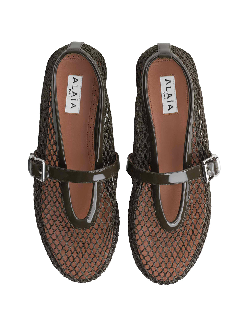 BALLET FLATS IN FISHNET