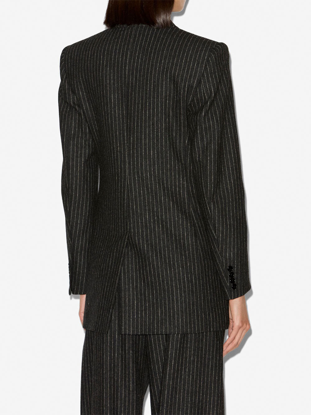 JEVIMA STRIPED WOOL SUIT JACKET
