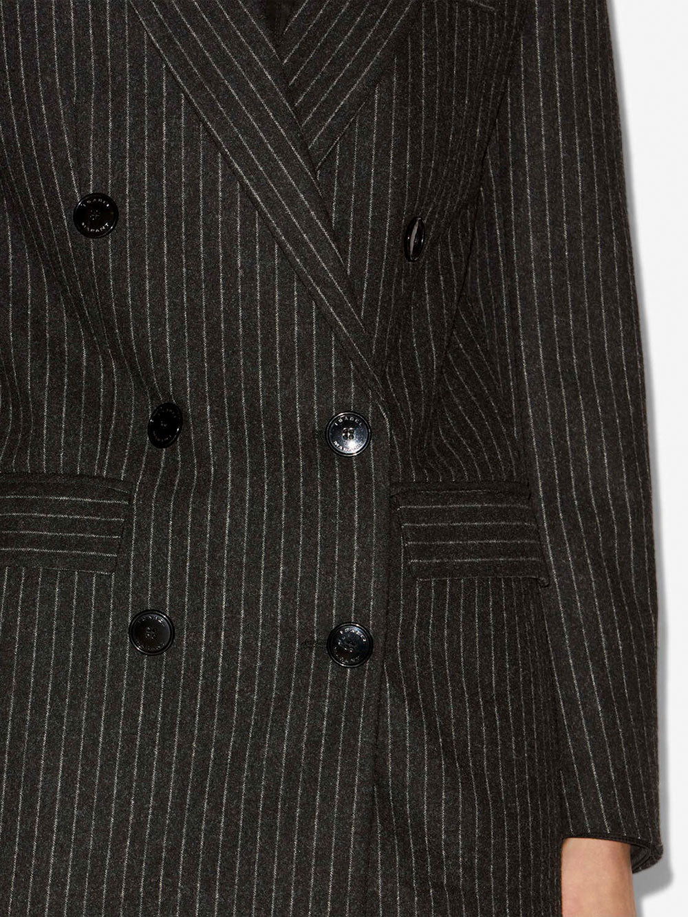 JEVIMA STRIPED WOOL SUIT JACKET