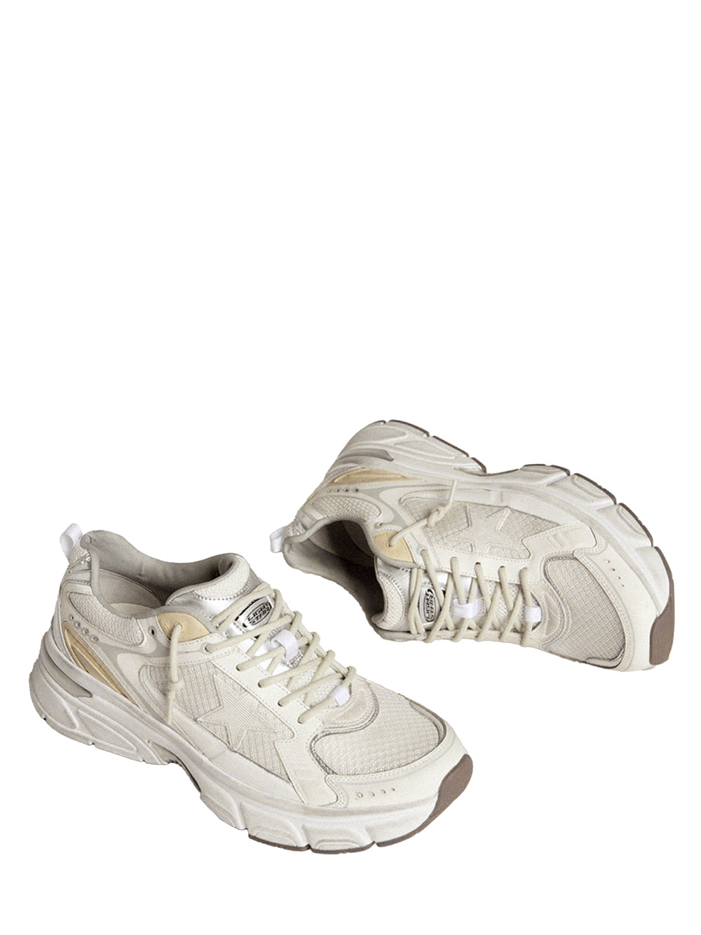 LIGHTSTAR MESH AND LEATHER SNEAKERS