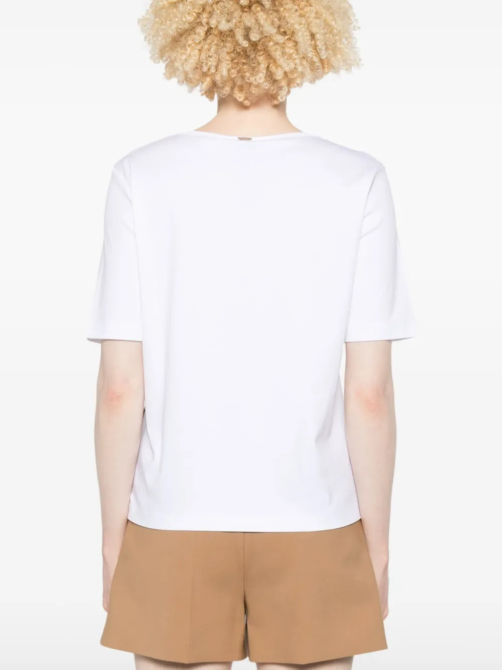 SIDE SLITS COTTON T-SHIRT
