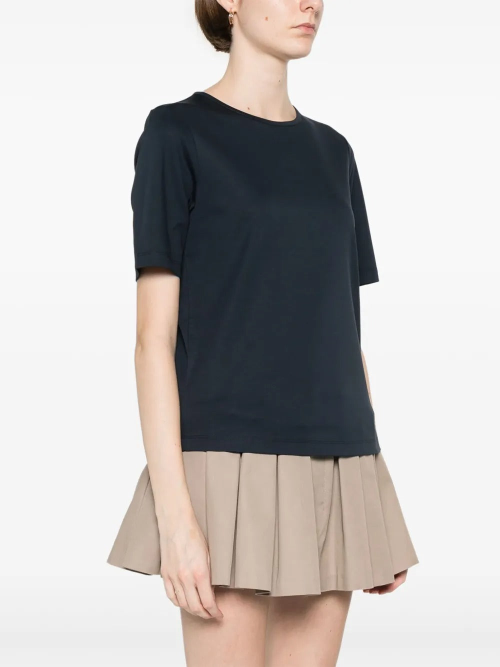 SIDE SLITS COTTON T-SHIRT