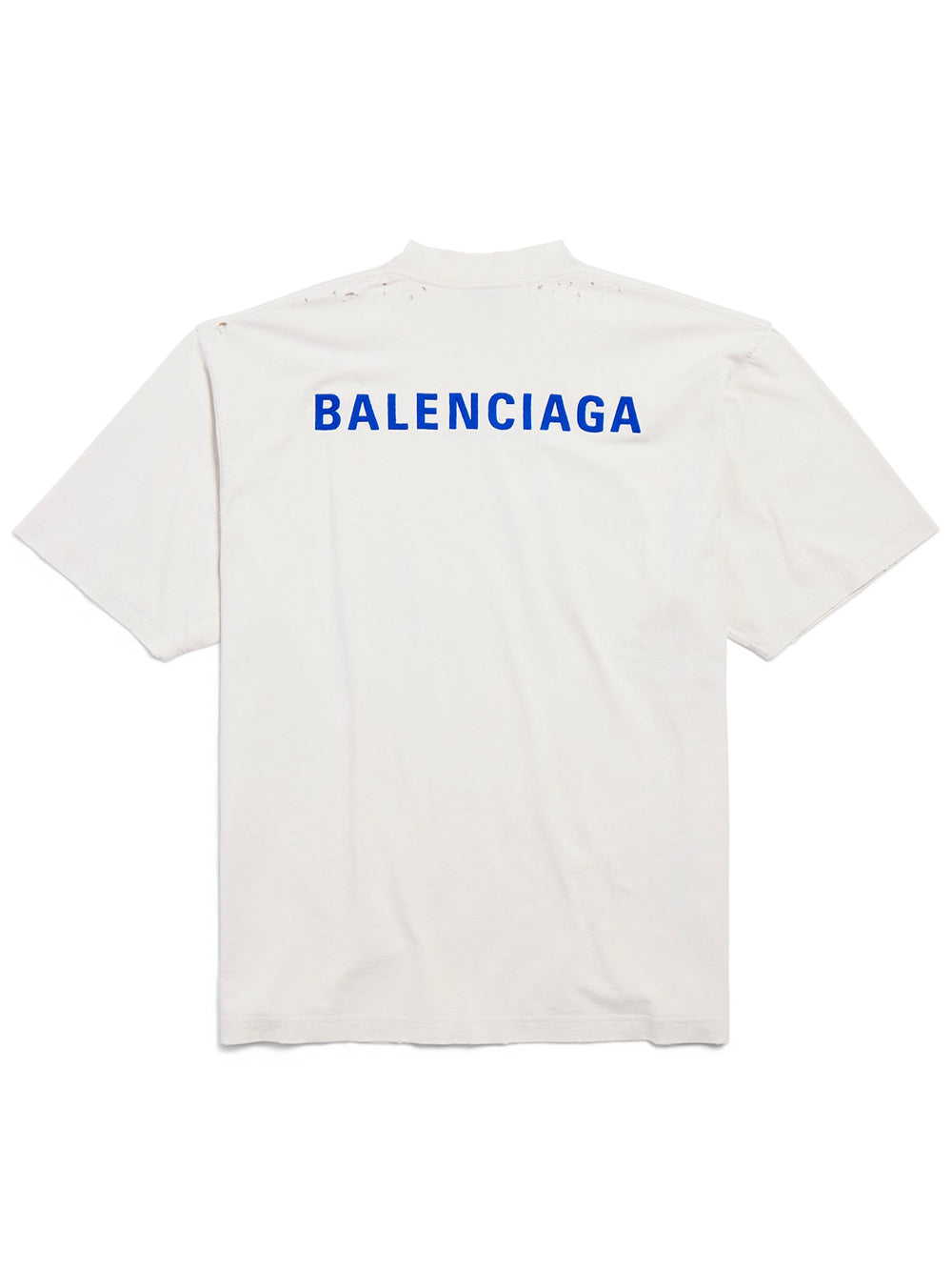 BACK T-SHIRT MEDIUM FIT IN DIRTY WHITE/BLUE
