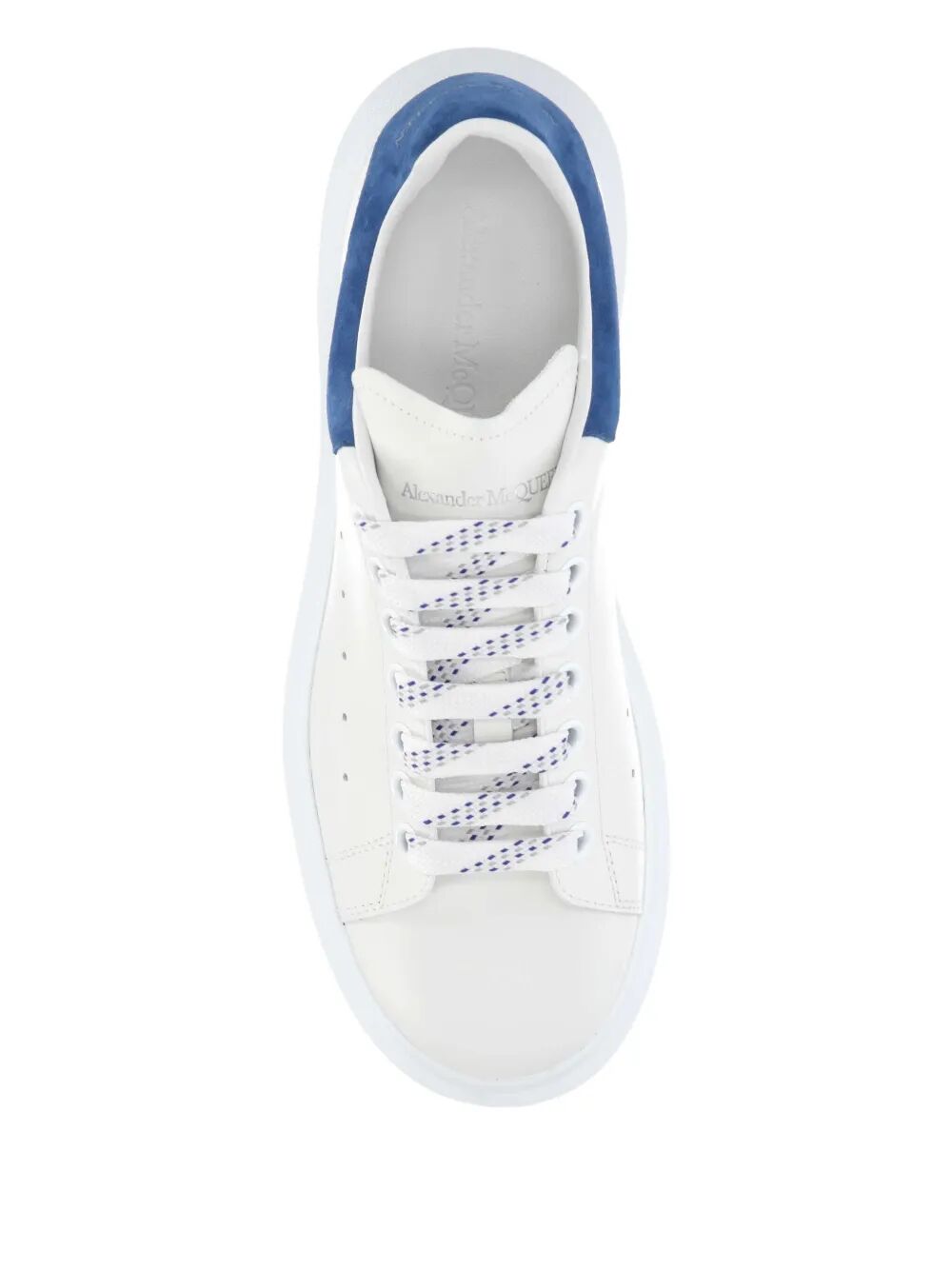 OVERSIZED SNEAKERS IN WHITE/PARIS BLUE