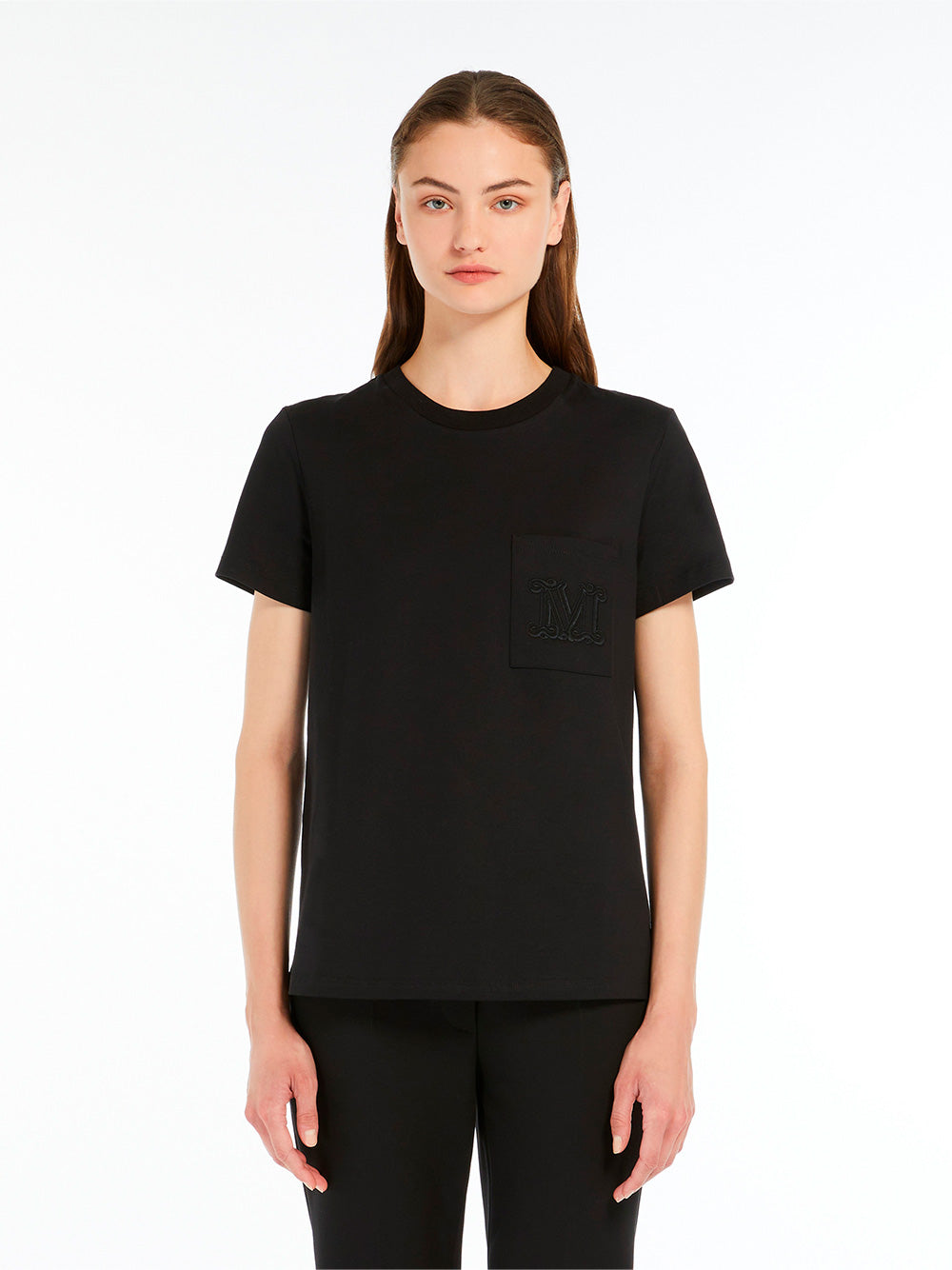 M MONOGRAM COTTON JERSEY T-SHIRT