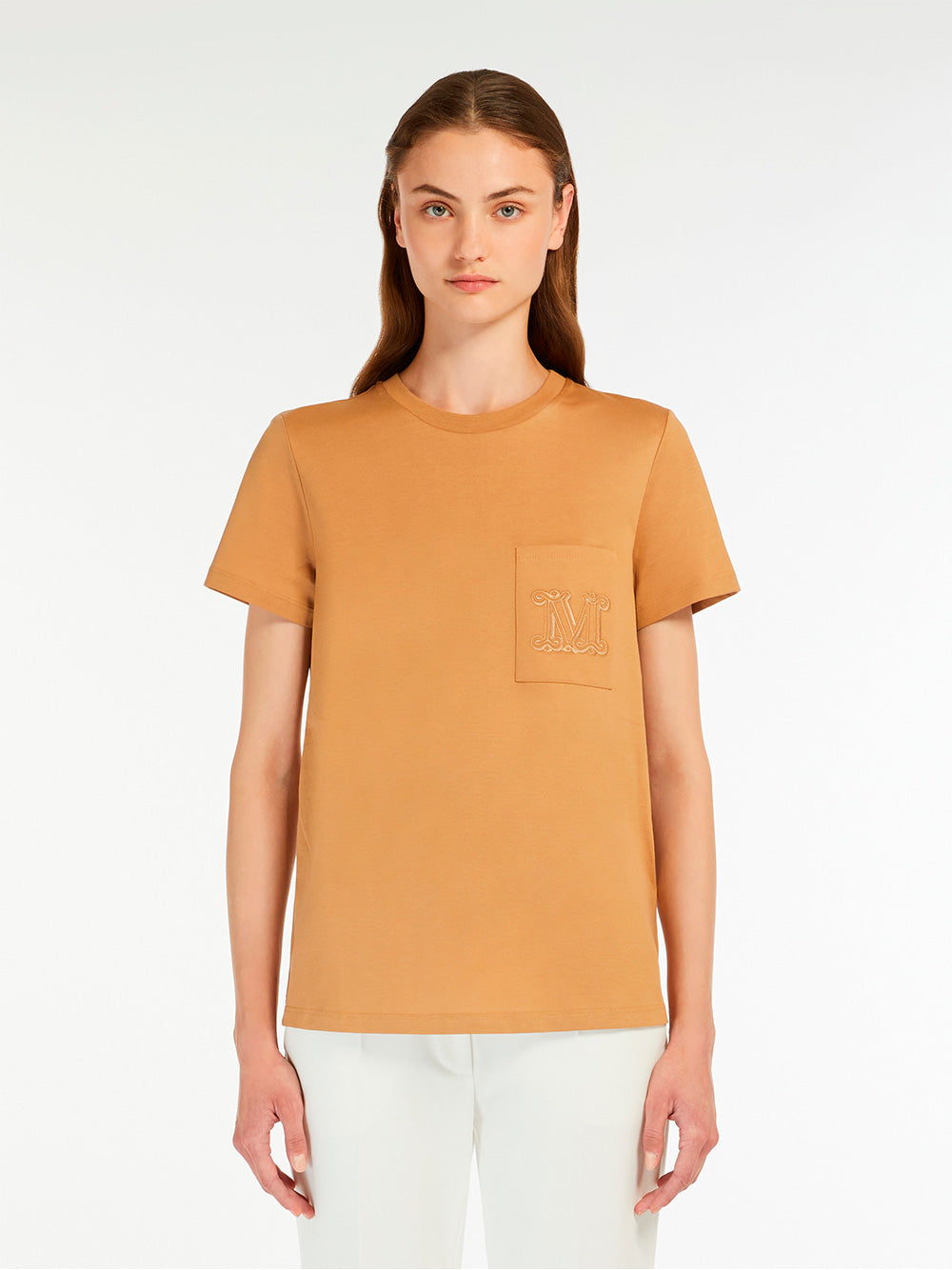 M MONOGRAM COTTON JERSEY T-SHIRT