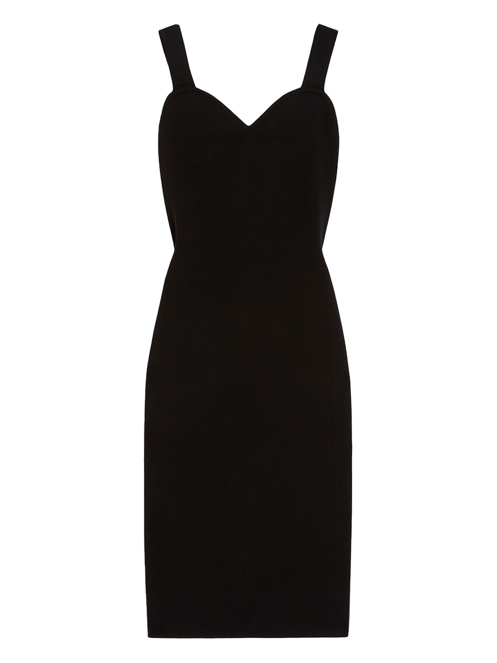 VISCOSE SHEATH MIDI DRESS