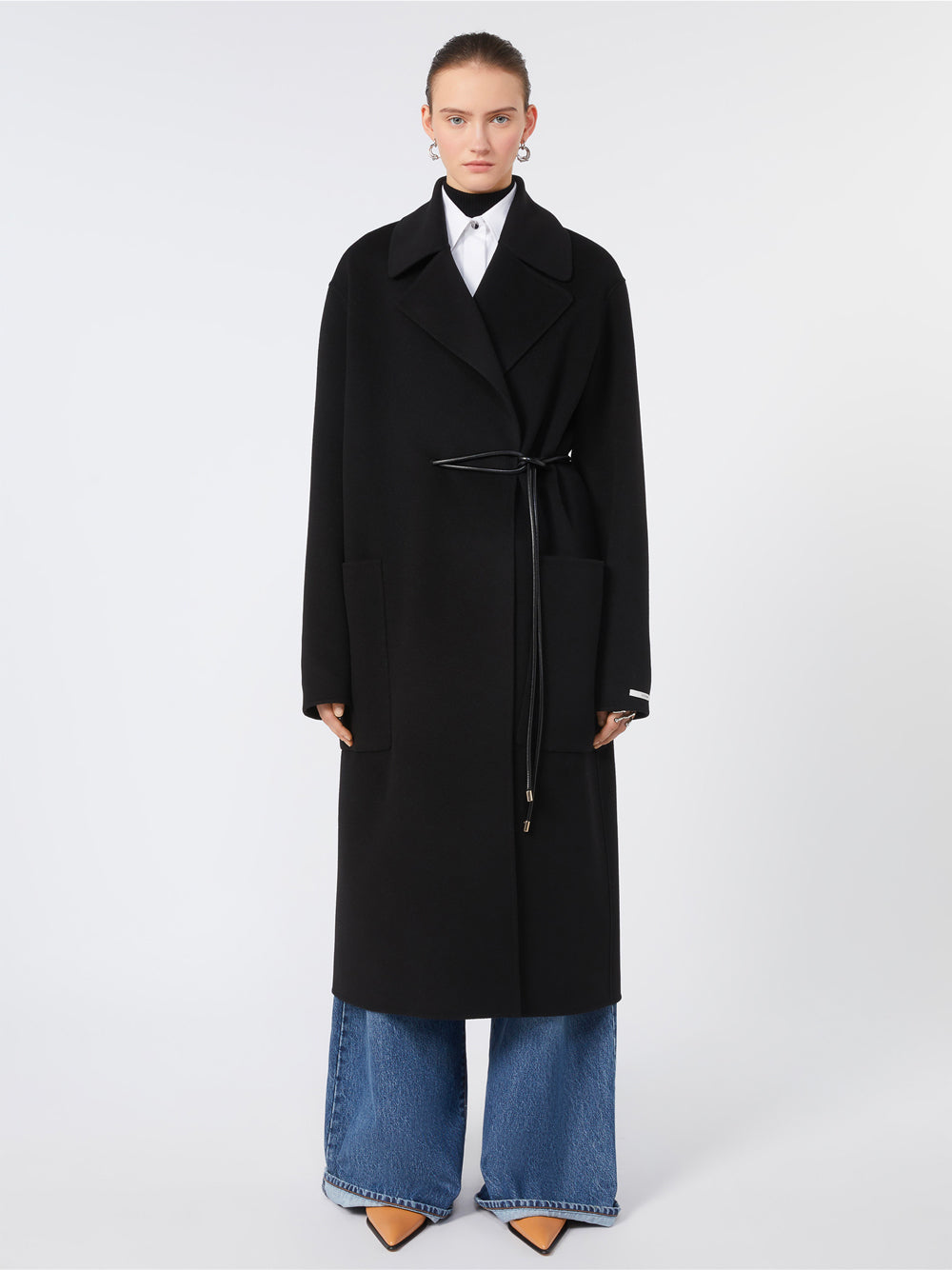DOUBLE-FACED ROBE COAT