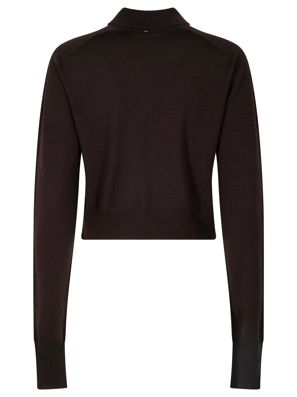 SOFT FIT WOOL CROPPED CARDIGAN