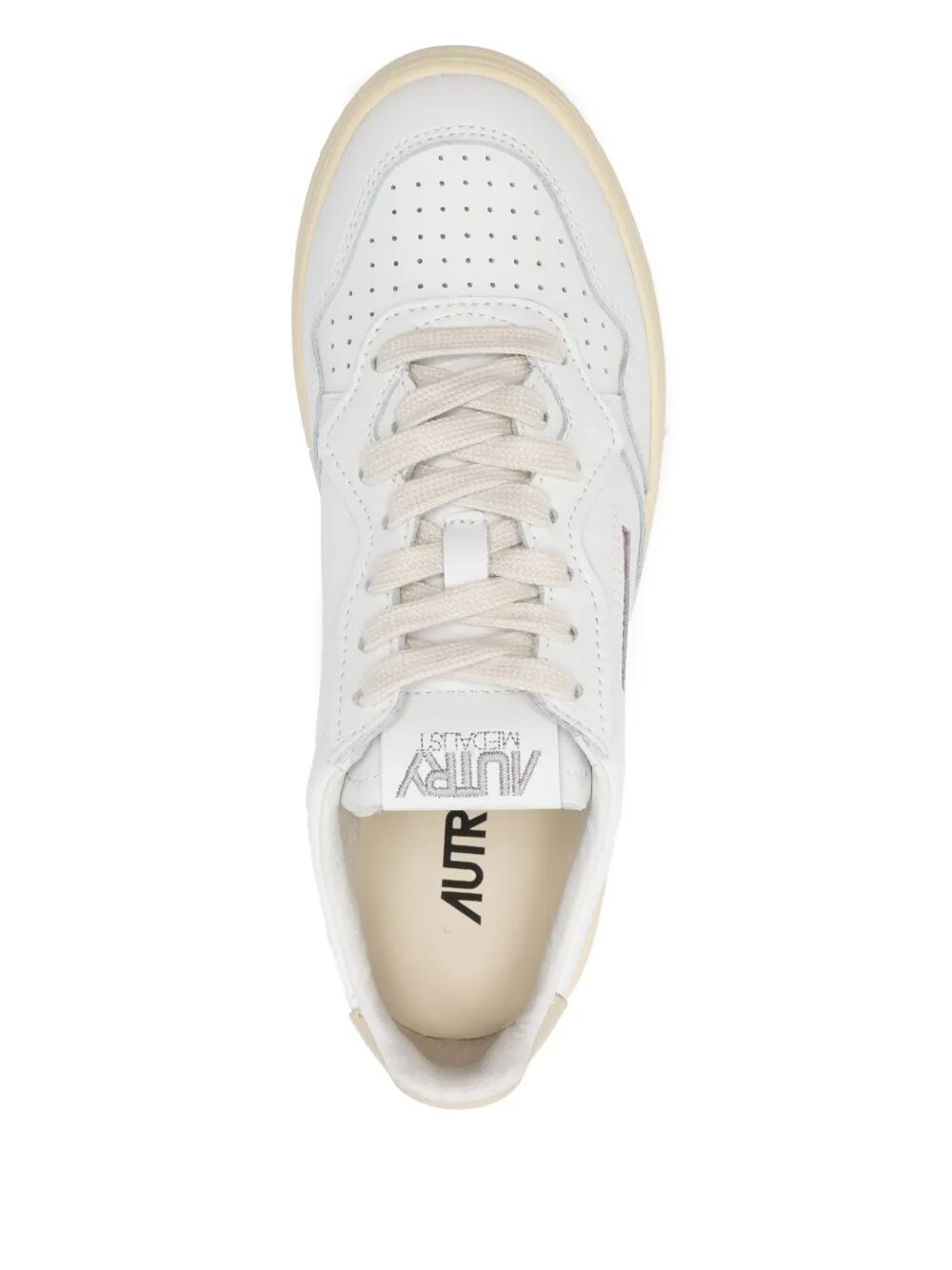 SNEAKERS MEDALIST LOW IN PELLE BIANCA E TIDAL FOAM