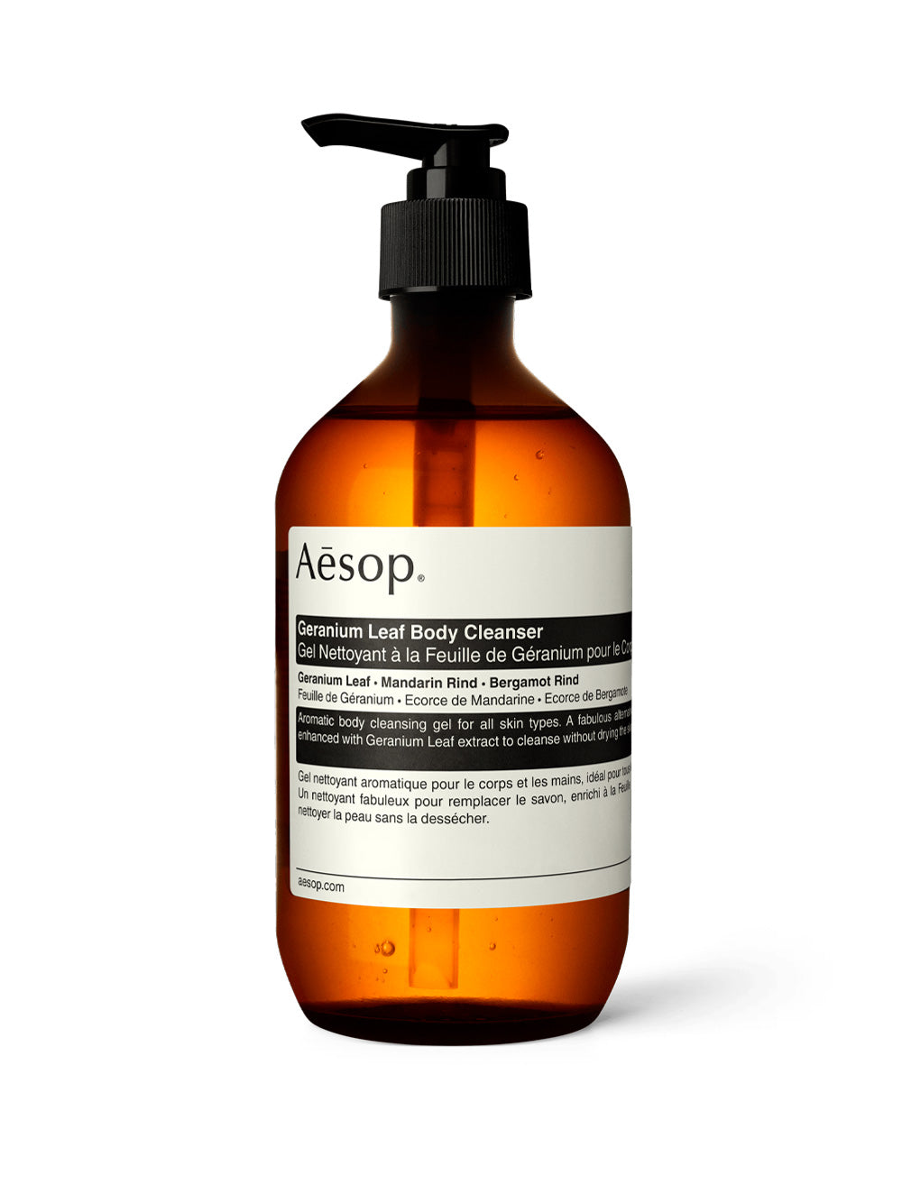 GERANIUM LEAF BODY CLEANSER 500ML