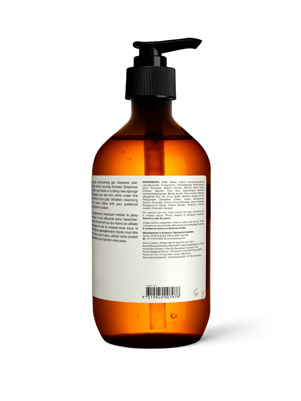 GERANIUM LEAF BODY CLEANSER 500ML