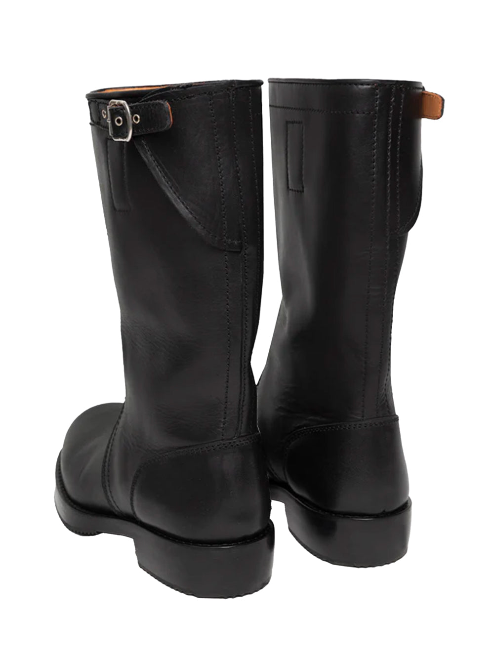 STIVALI BIKER IN PELLE