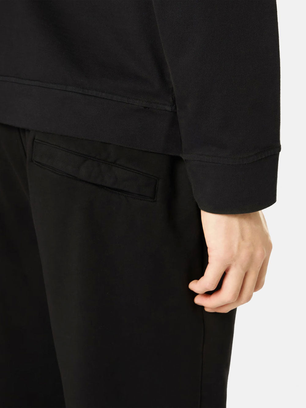 COTTON FLEECE SWEATPANTS WITH ELASTICATED WAISTBAND