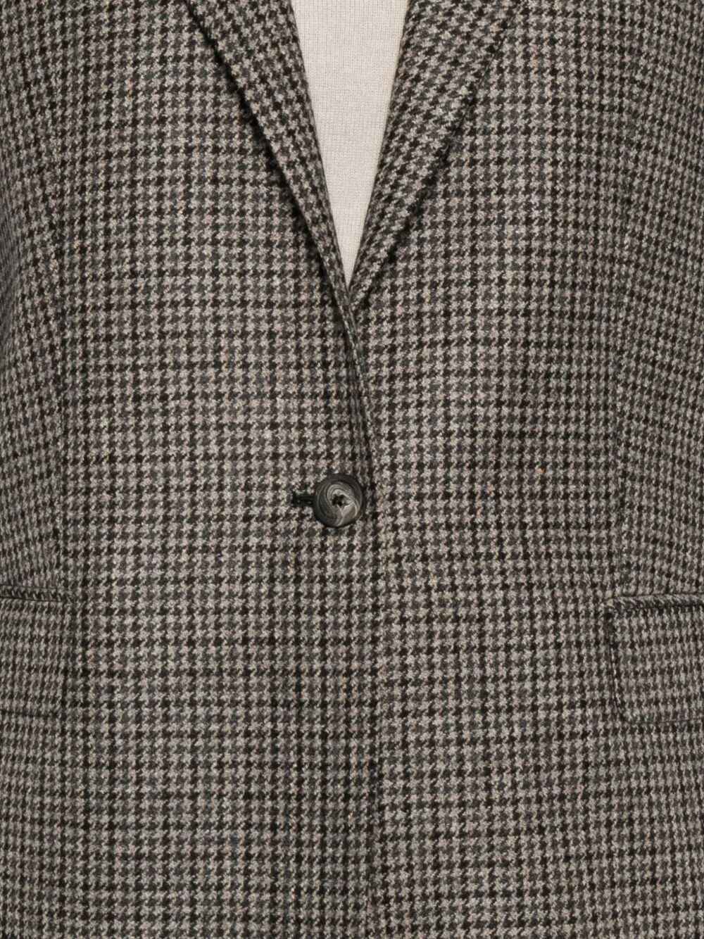 ADRIANNE HOUNDSTOOTH WOOL BLAZER