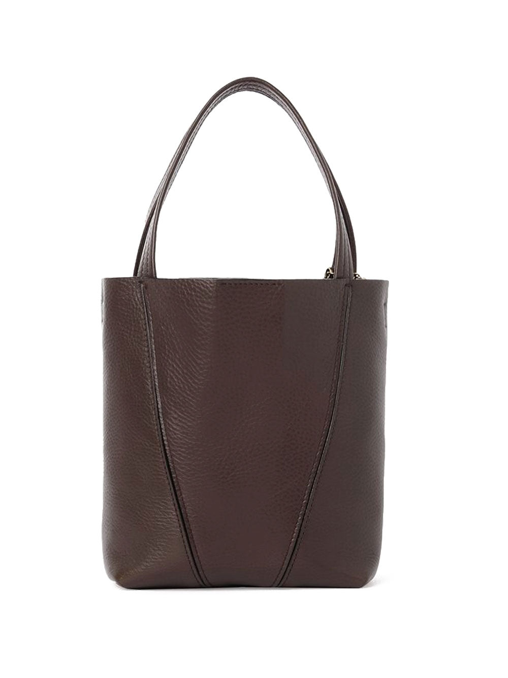 SMALL CHLOÉ SPIN TOTE BAG IN GRAINED LEATHER