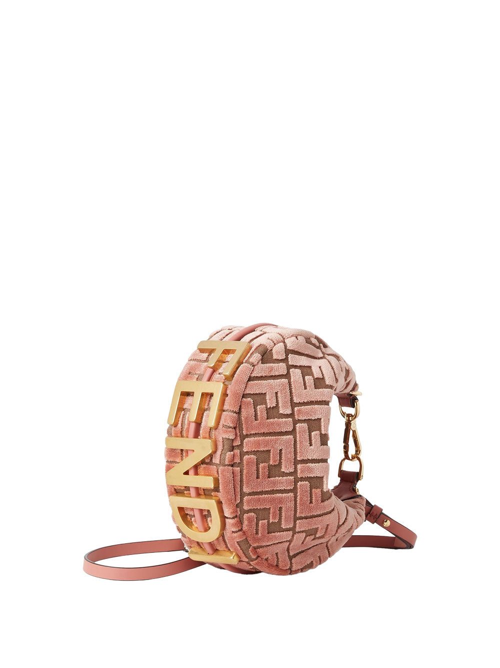 GRAPHY MINI HOBO BAG IN FF JACQUARD VELVET