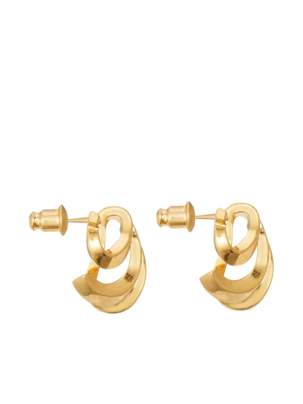 TRIPLE GANCINI EARRINGS