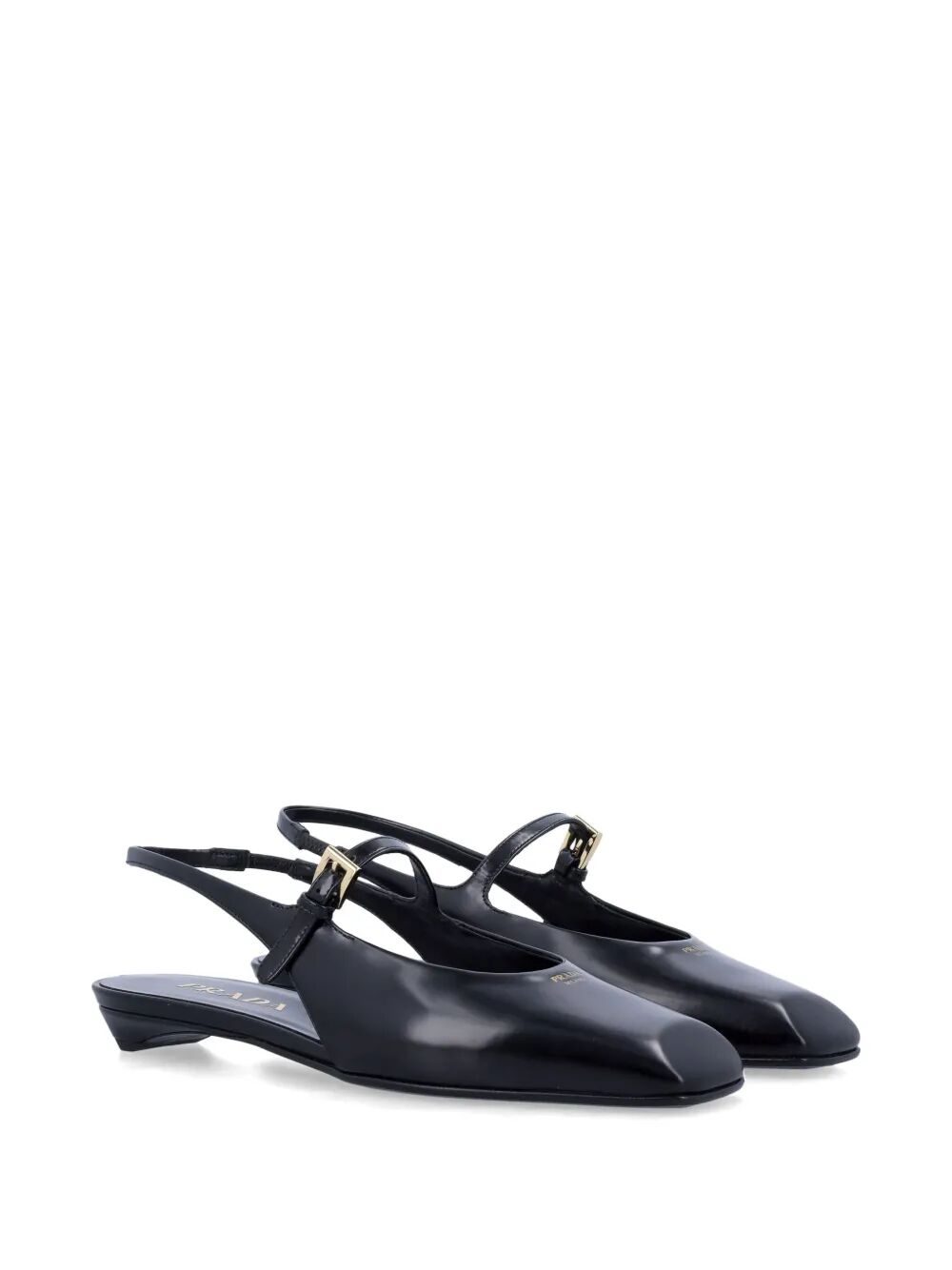 LEATHER SLINGBACK BALLERINAS
