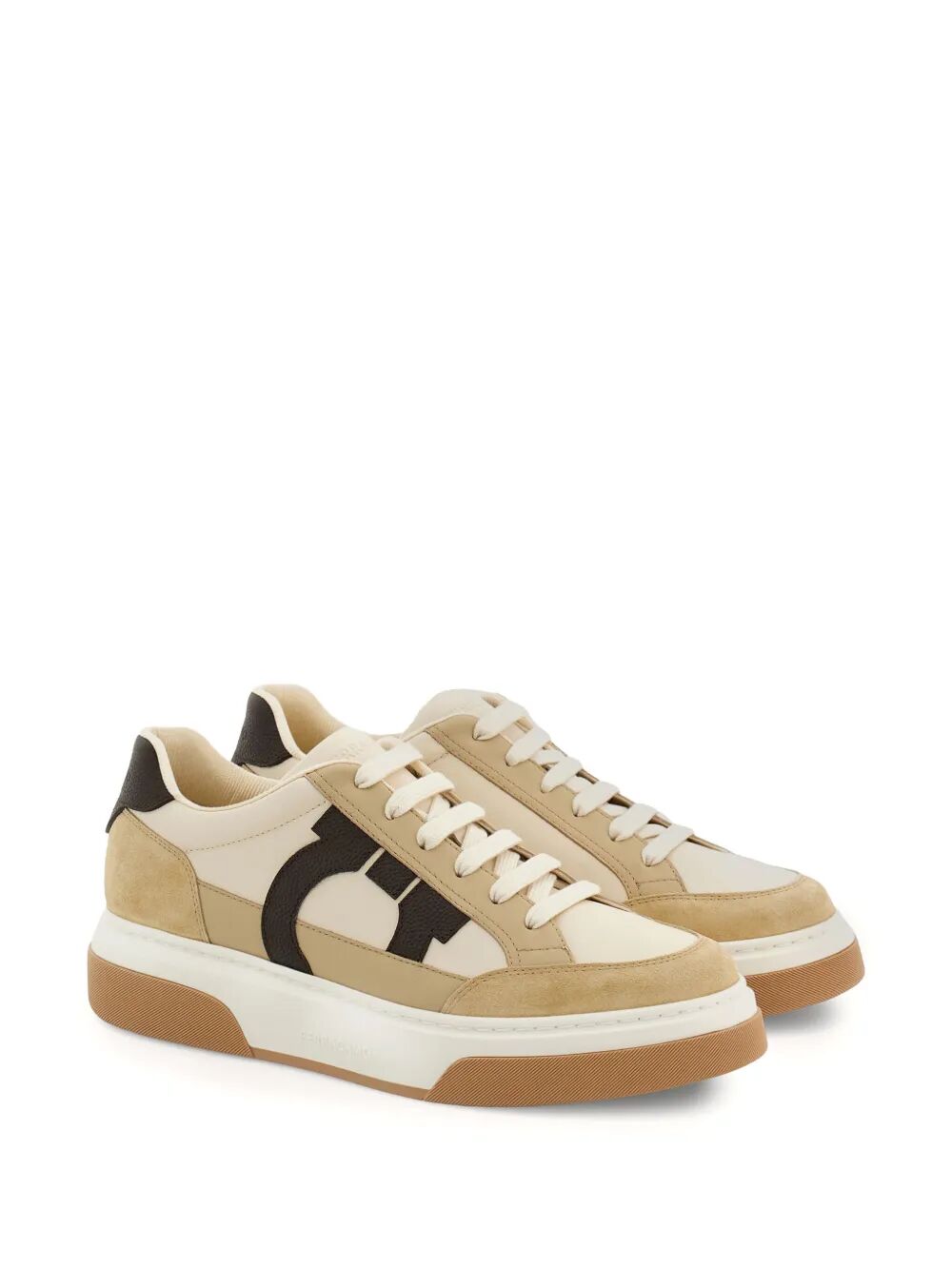 SUEDE AND LEATHER CASSINA SNEAKERS