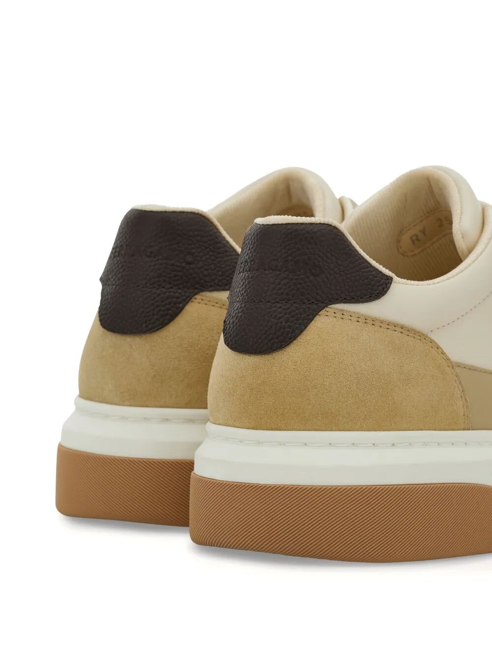 SUEDE AND LEATHER CASSINA SNEAKERS