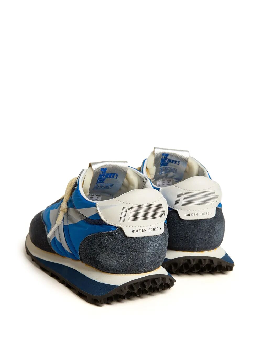 MARATHON SNEAKERS WITH BLUE NYLON UPPER AND WHITE STAR