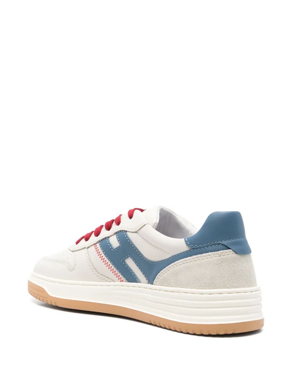 SMOOTH LEATHER AND SUEDE H630 SNEAKERS