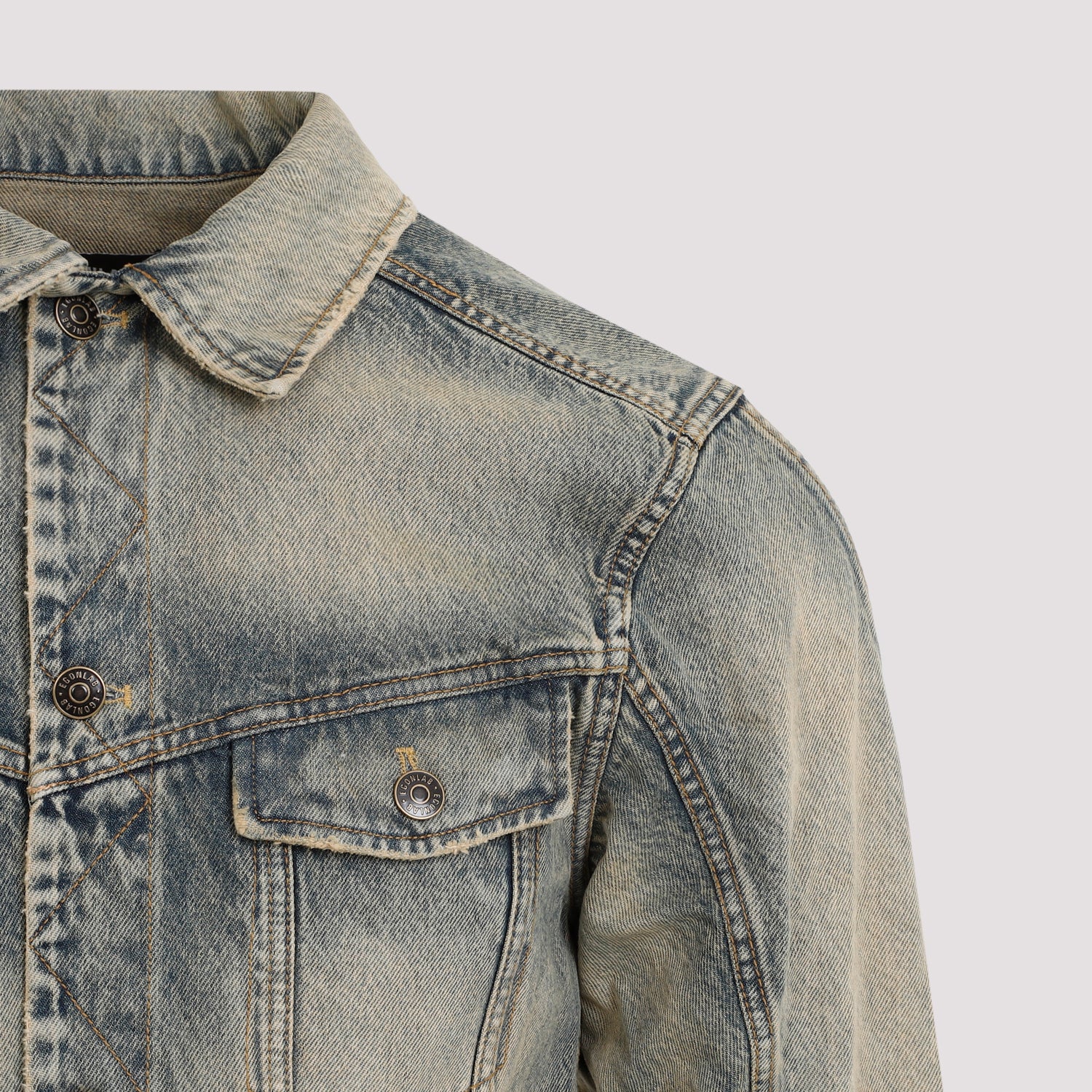 Cutout Denim Jacket