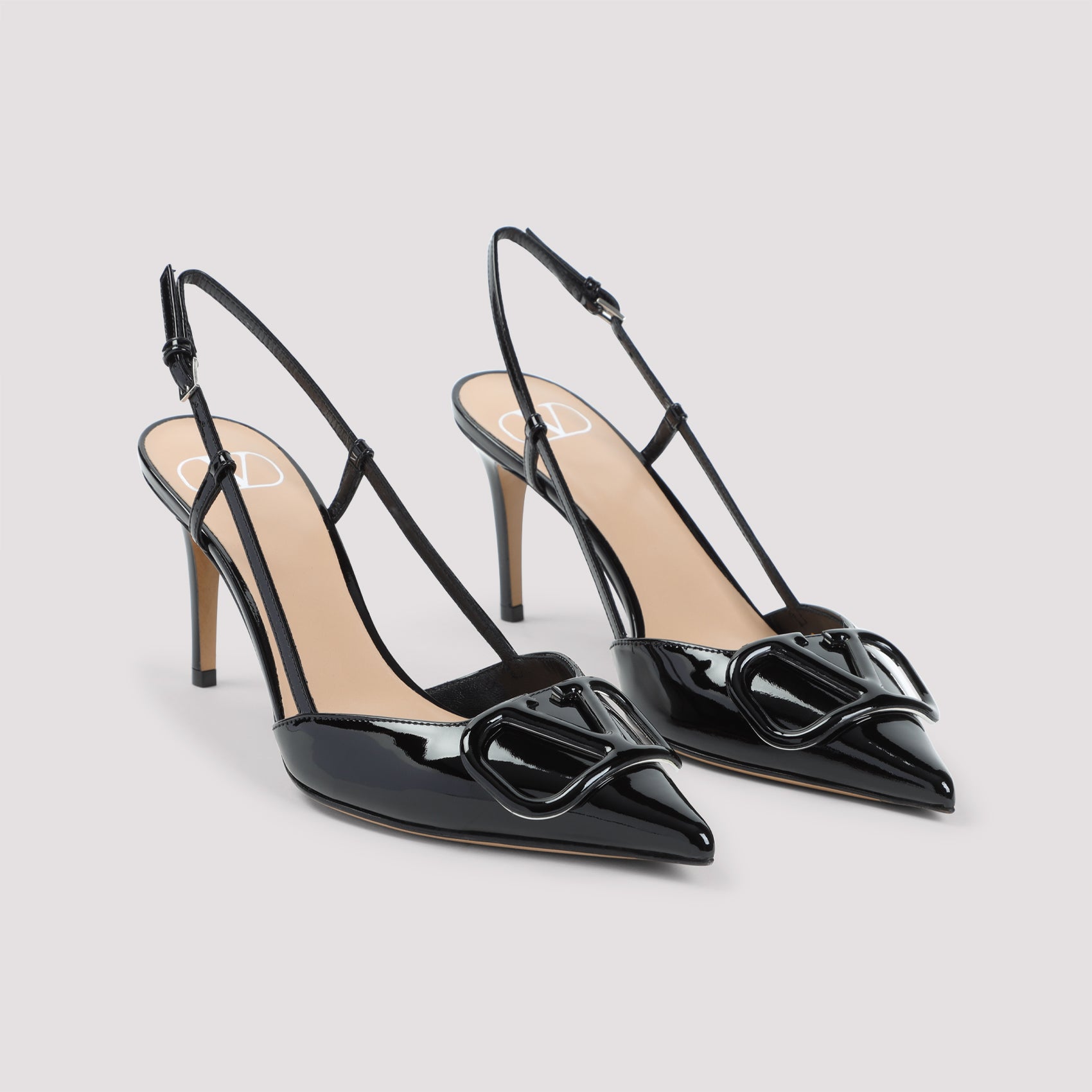 V Logo Signature Sling Back