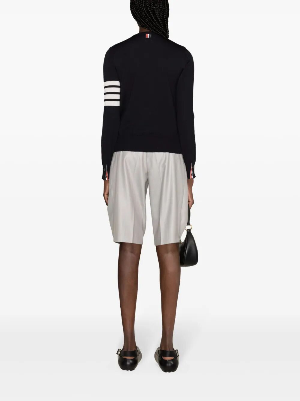 WOOL 4-BAR RELAXED PULLOVER