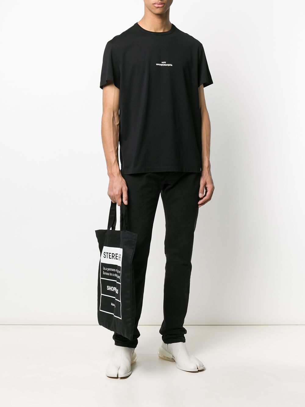 T-SHIRT LOGO DISTORTO
