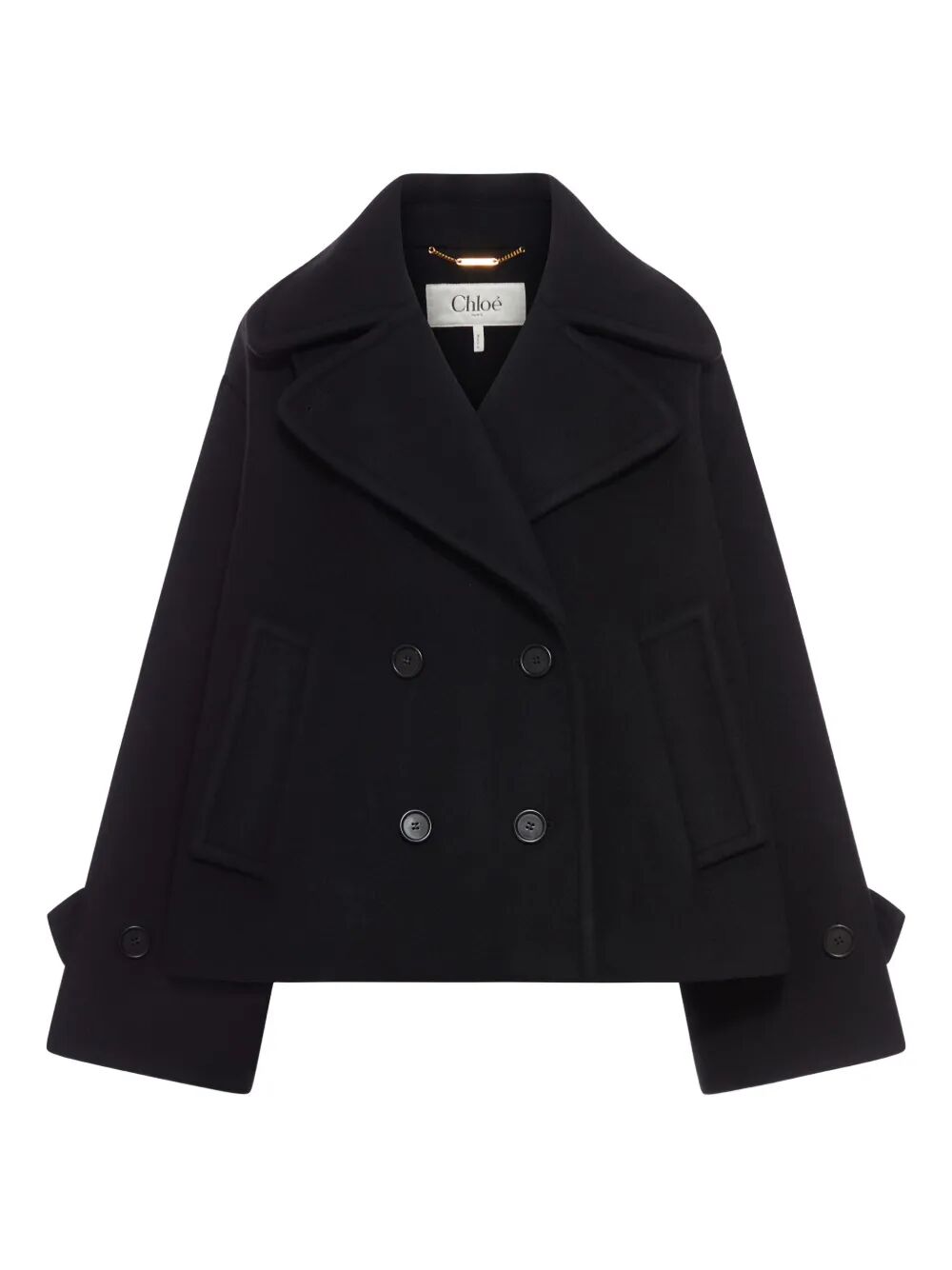 OVERSIZED WOOL SHORT COAT