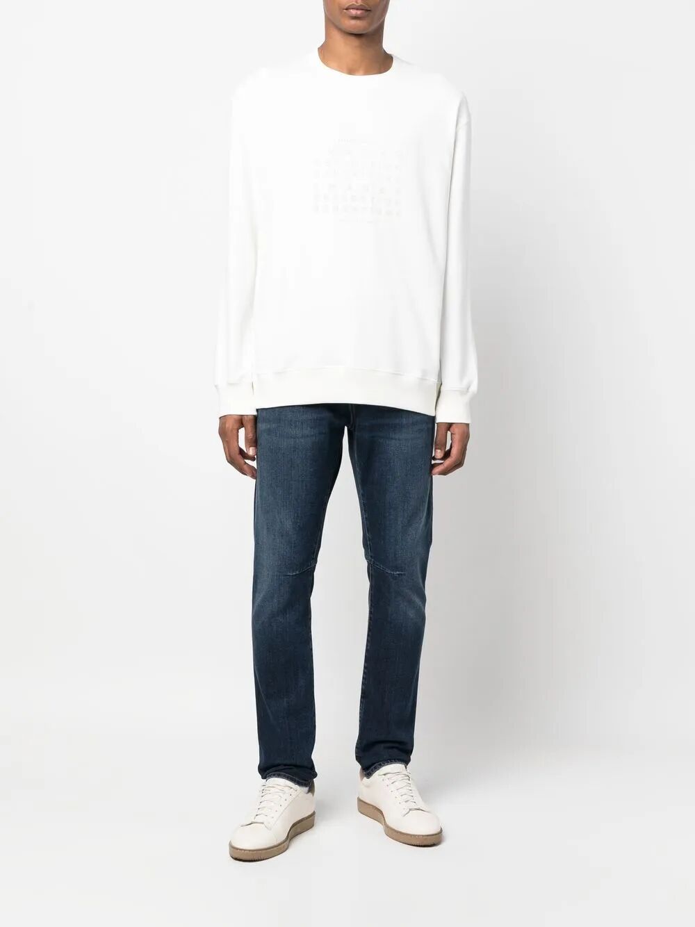COMFORT COTTON DENIM LEISURE FIT FIVE-POCKET JEANS