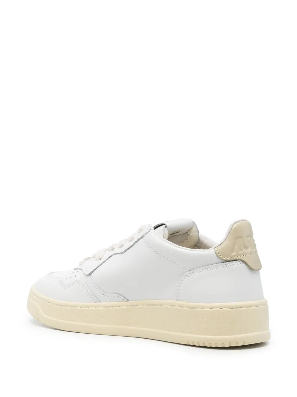 SNEAKERS MEDALIST LOW IN PELLE BIANCA E TIDAL FOAM