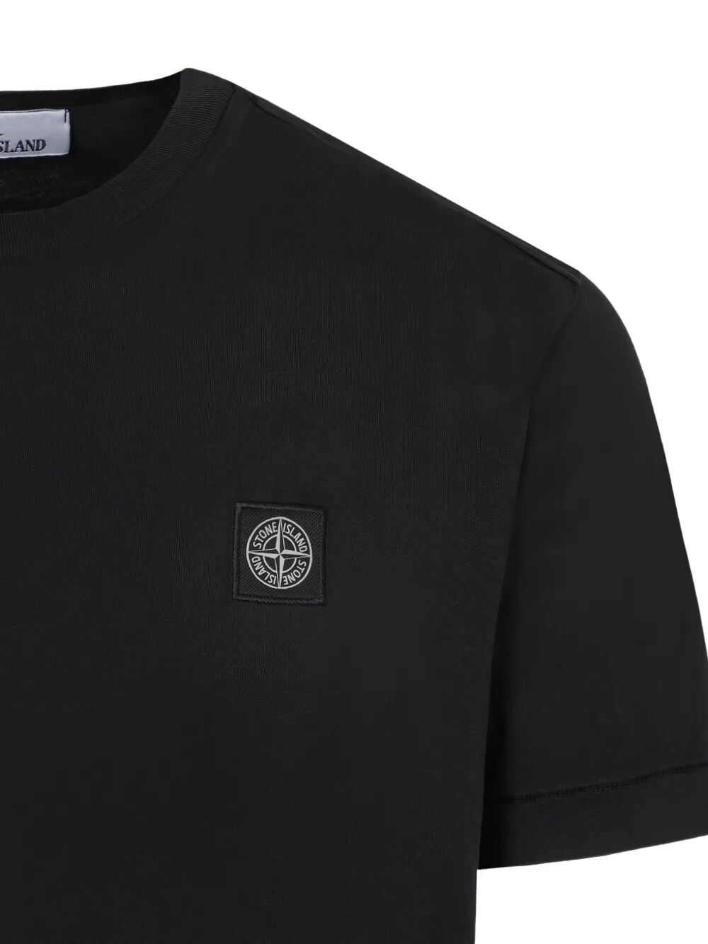 SLIM FIT COTTON JERSEY T-SHIRT WITH COMPASS PATCH