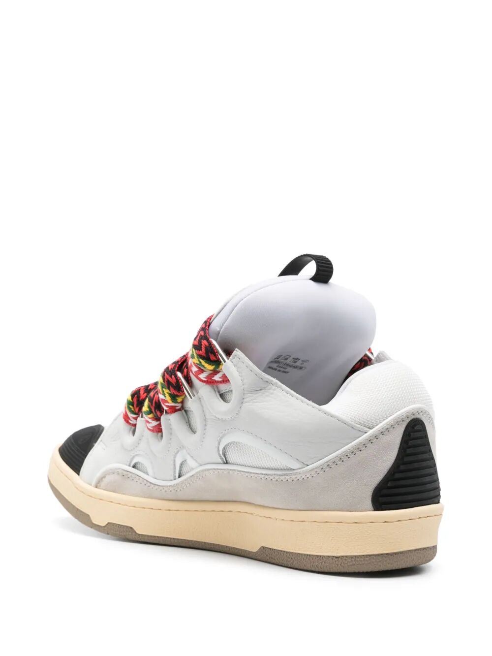 LEATHER CURB SNEAKERS