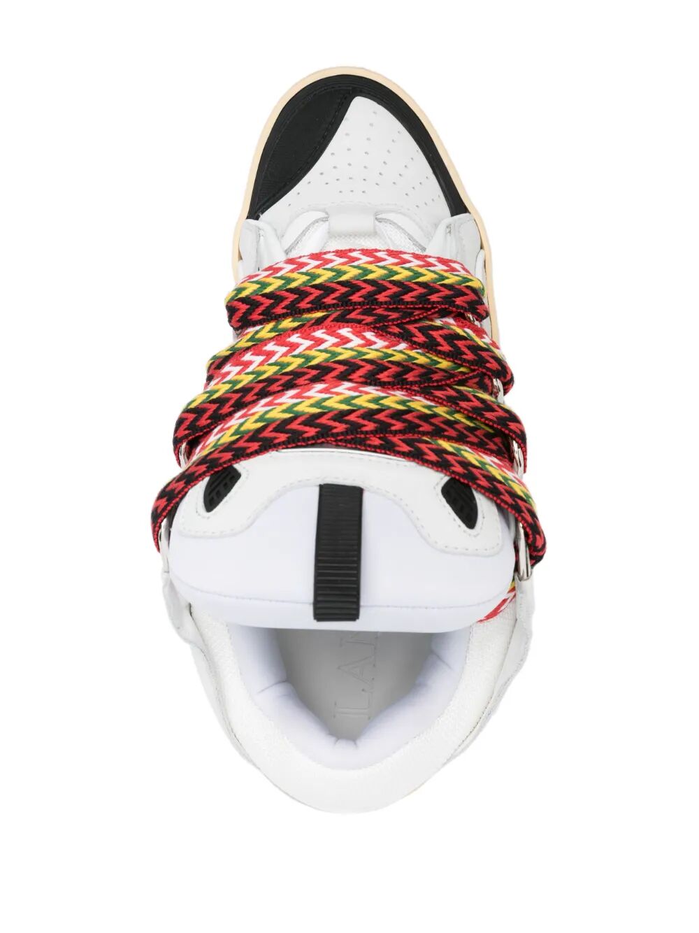 LEATHER CURB SNEAKERS