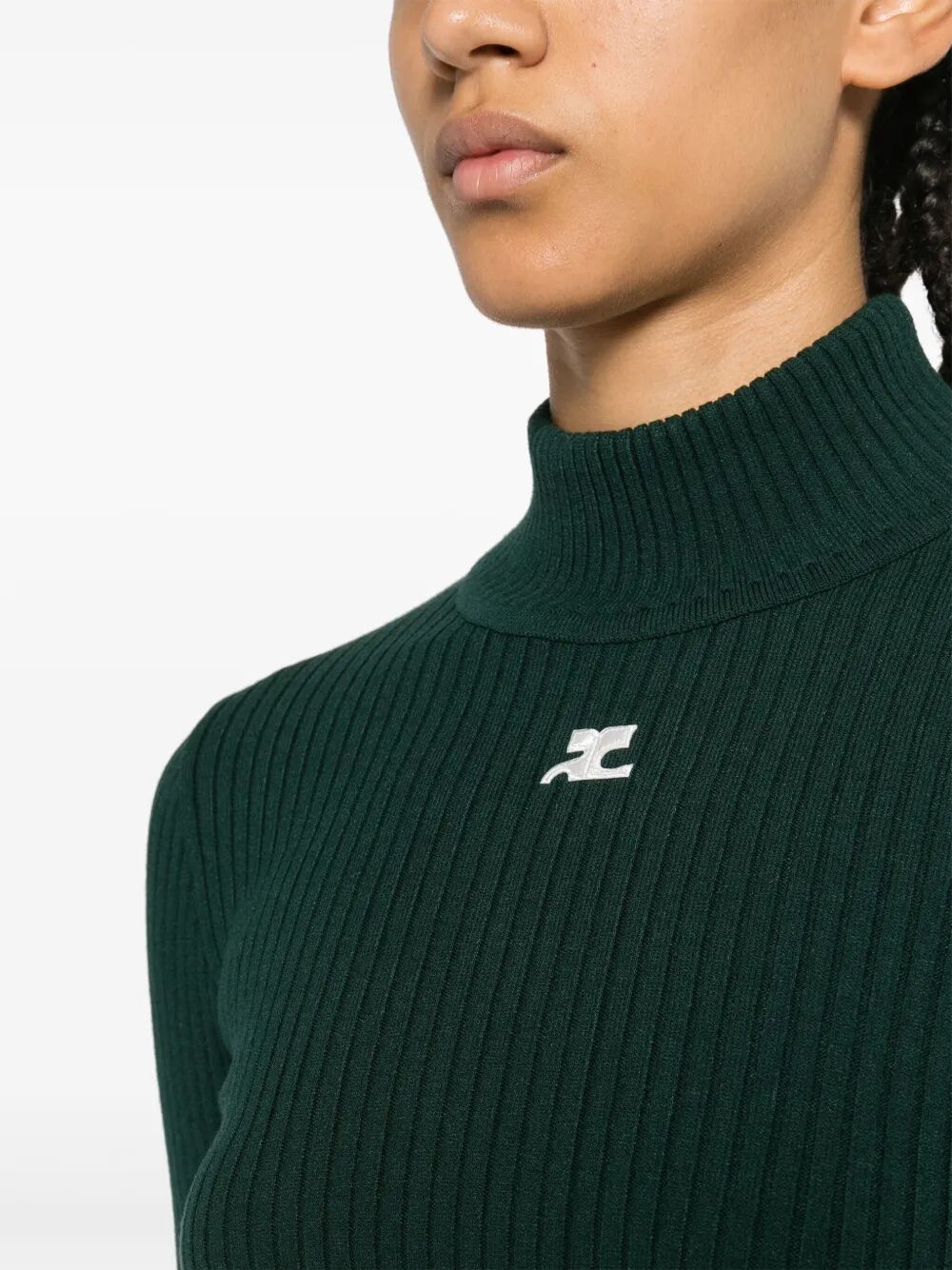 RE-EDITION RIB KNIT MOCKNECK SWEATER