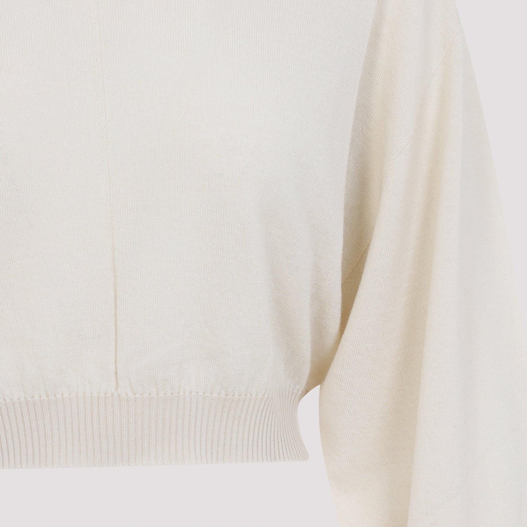 Cropped Hooded Tunic Pullover