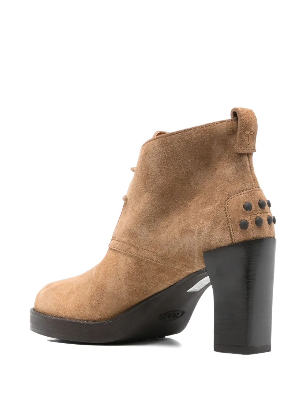 LACE-UP SUEDE ANKLE BOOTS