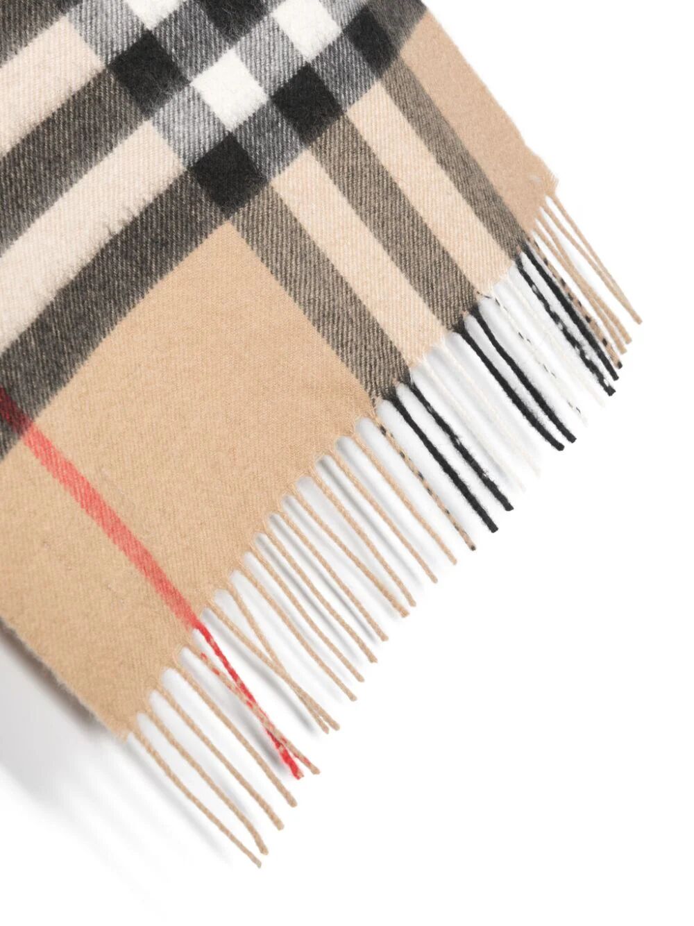 CHECK CASHMERE SCARF
