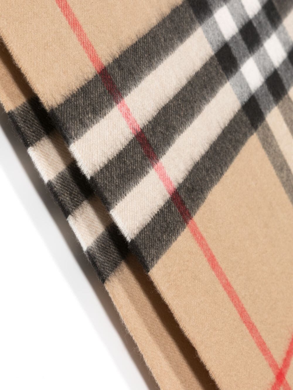 CHECK CASHMERE SCARF