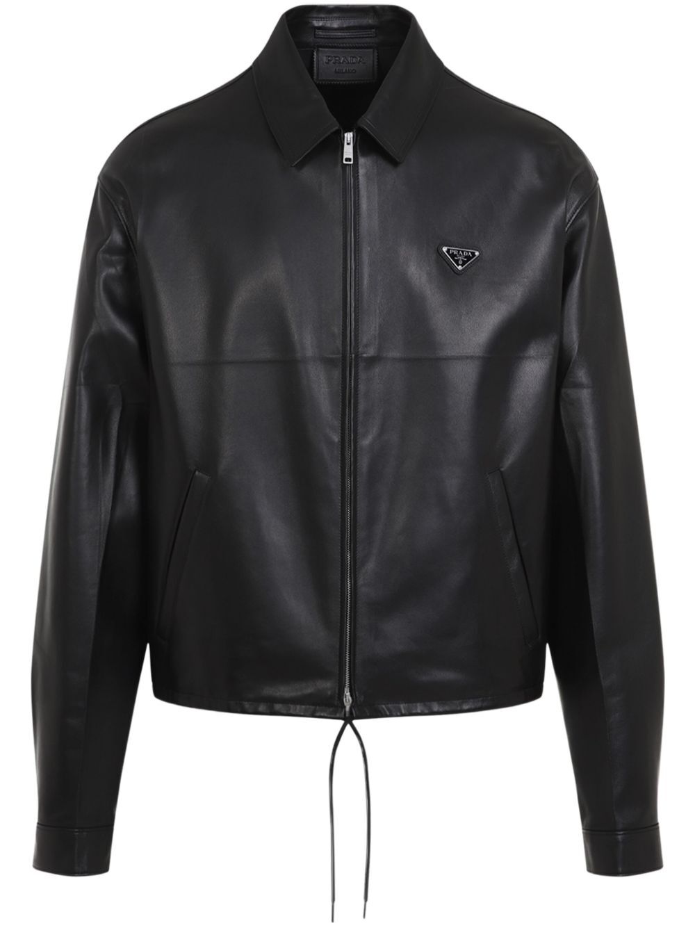 LEATHER ZIPPER JACKET