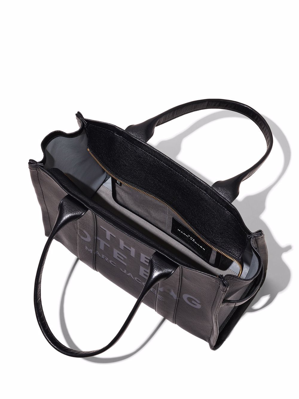 THE LEATHER LARGE TOTE BAG