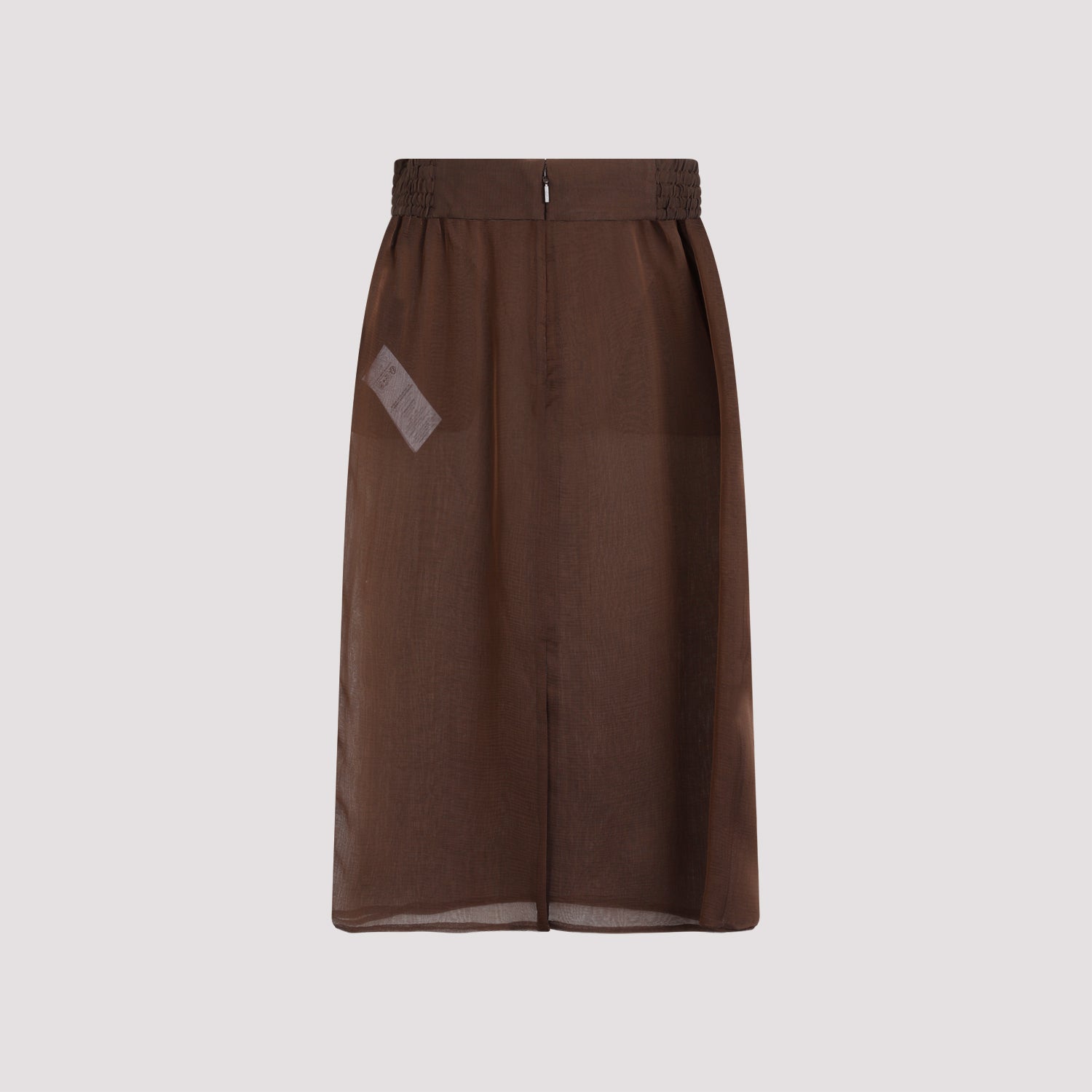 Silk Midi Skirt