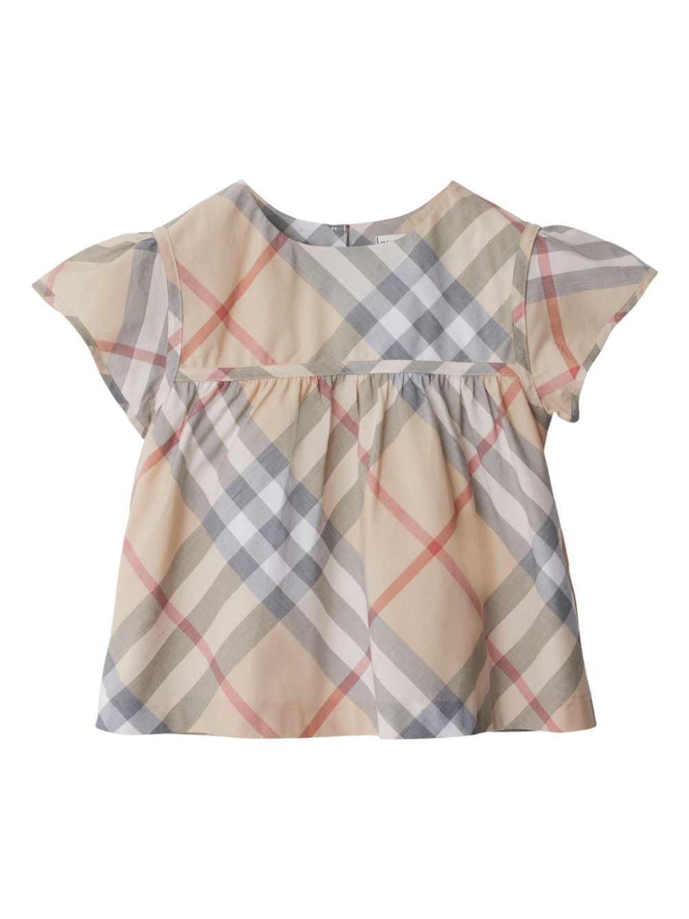 CHECK COTTON BLOUSE