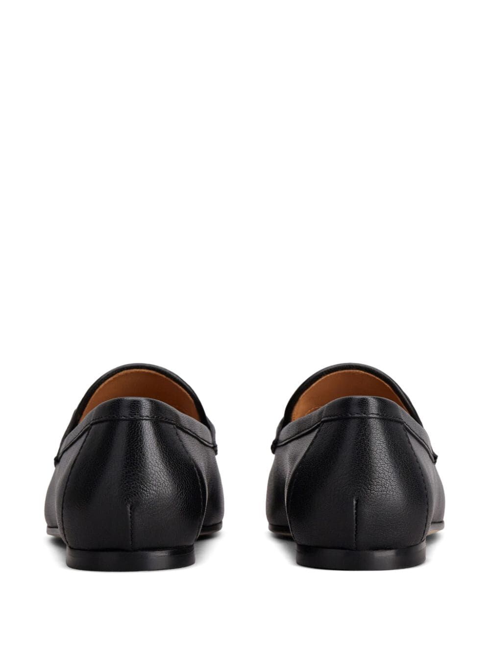 MOCASSINO IN PELLE LOGO OVALE