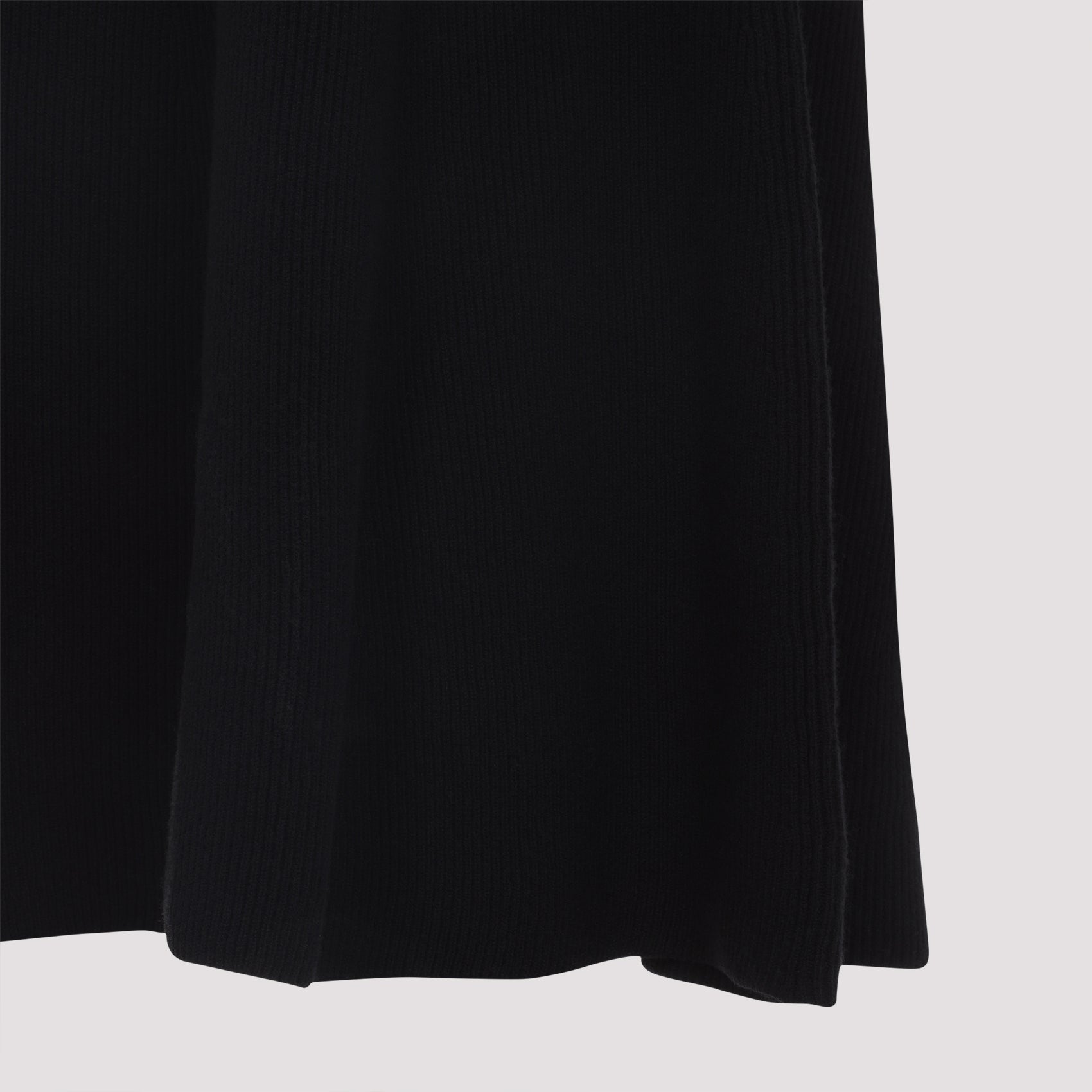 Virgin Wool Midi Skirt